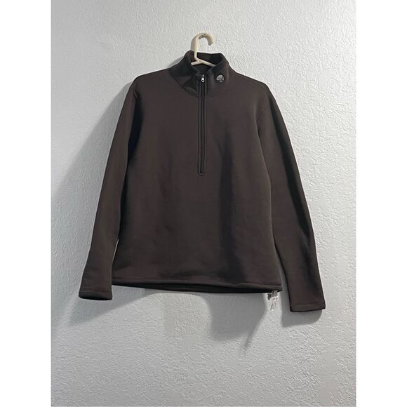 MOUNTAIN HARDWEAR WOMEN'S MICROCHILL PULLOVER  L quarterzip - Picture 1 of 3